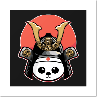 Samurai Karate Panda Posters and Art